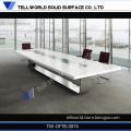 2014 Hot Sale Marble Stone Conference Table Power Outlet for Office
